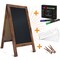 HBCY Creations A-Frame Chalkboard / Sidewalk Chalkboard Sign with Eraser / Large Sturdy Sandwich Board / A Frame Restaurant Message Board